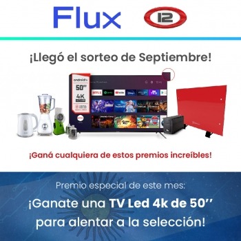 Â¡VIVI EL MUNDIAL CON FLUX Y GANÃ UN TV 4K ULTRA HD!