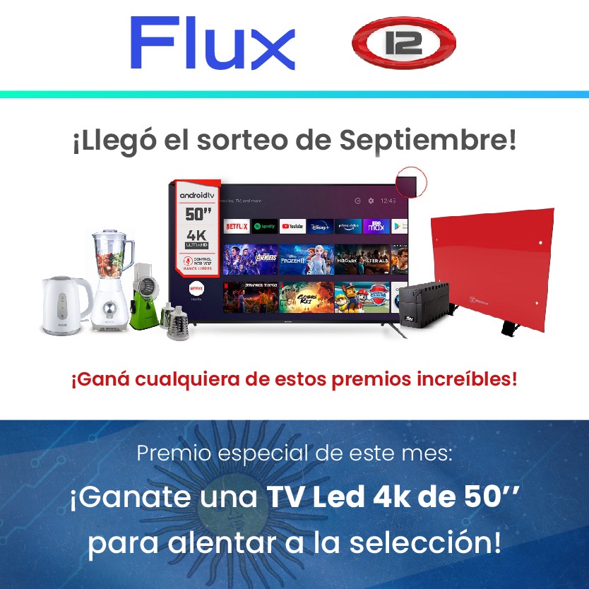 Â¡VIVI EL MUNDIAL CON FLUX Y GANÃ UN TV 4K ULTRA HD!