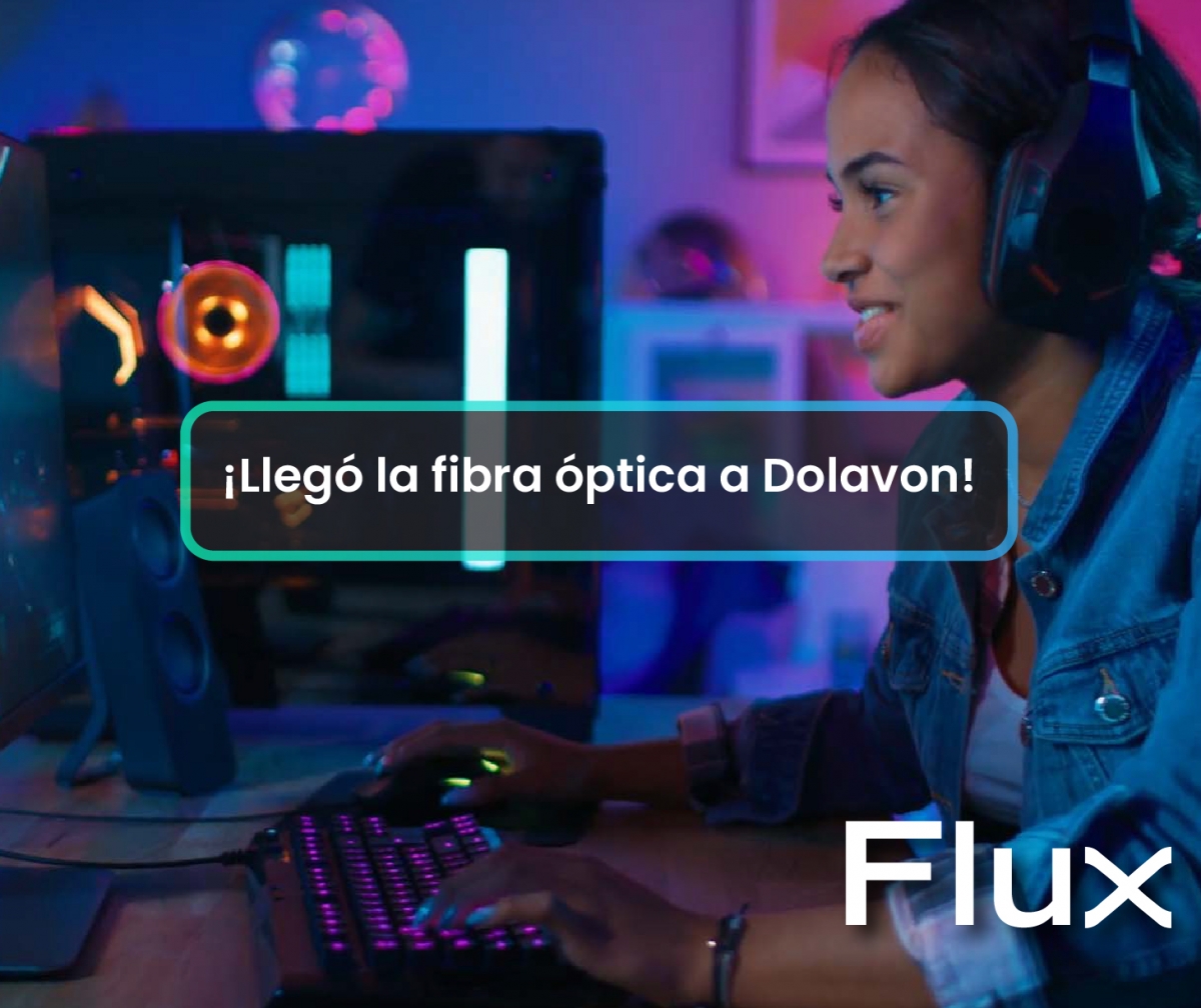 Â¡LLEGÃ“ LA FIBRA A DOLAVON!