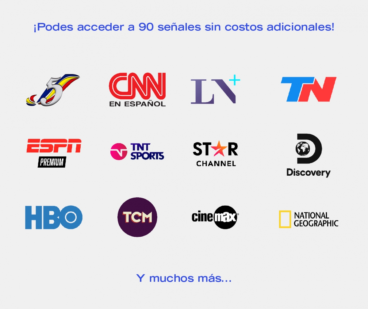 Â¡ACTUALIZÃ TU DECO Y DISFRUTÃ DE 90 CANALES!
