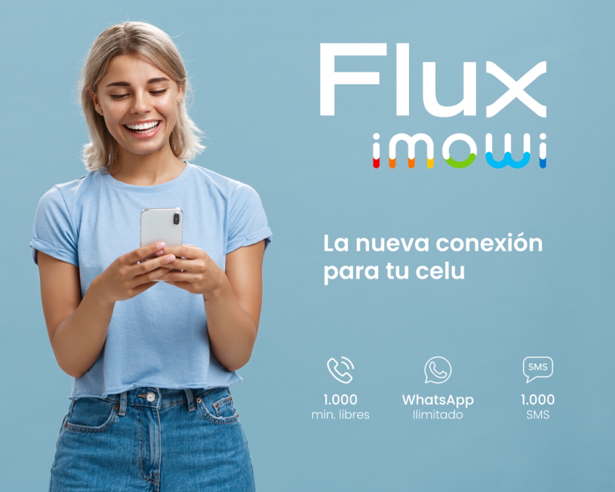 ¡LLEGÓ  FLUX IMOWI A DOLAVON!